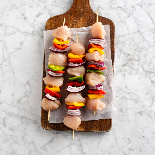 A Grade Chicken Breast & Veg Kebabs