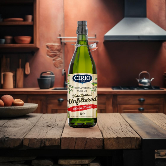 Cirio Extra Virgin Olive Oil Traditionall Unfiltered Intense Flavour, 1L